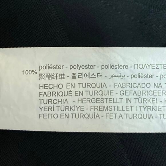 Zara Women's Black Faux Wrap Zip High Waisted Split Pencil Midi Skirt Size S - Picture 5 of 5